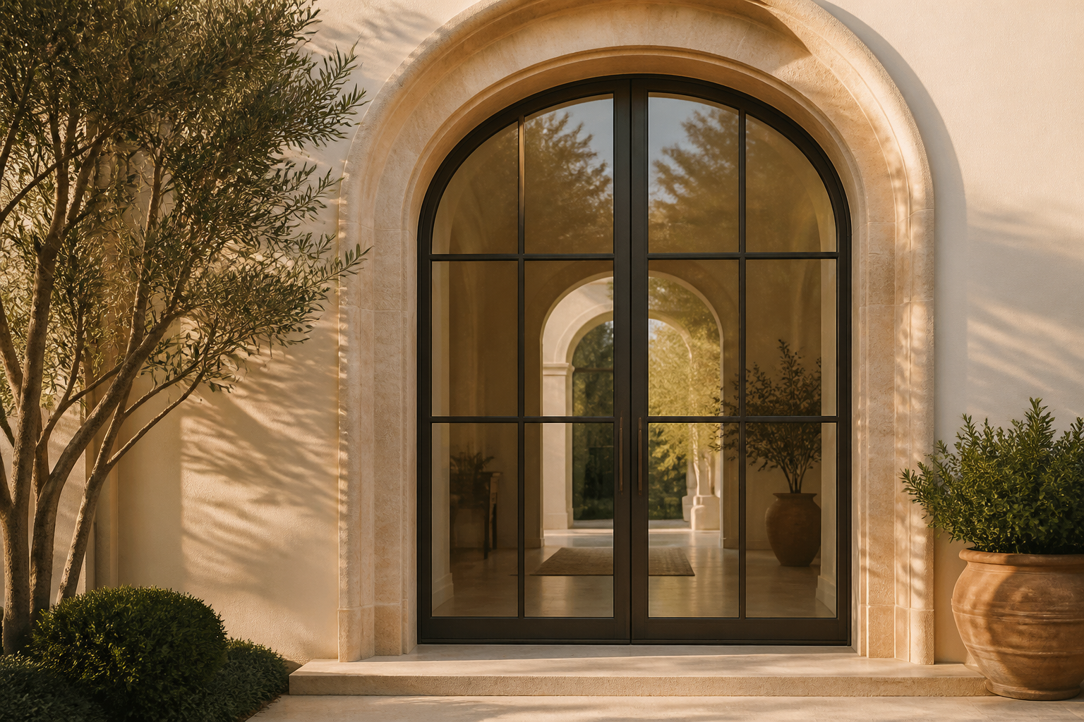 VLX 100 Arched / Custom Door in Fort Worth, TX | Meridian Windows and Doors Fort Worth - detail 3